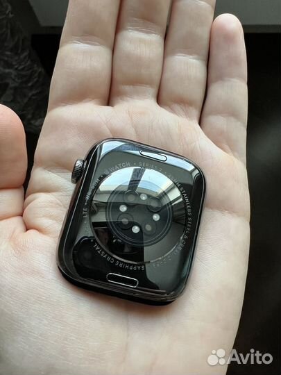 Часы apple watch 7 series 45 mm stainless steel