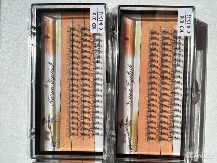 Рсницы пучки Nesura Mix клей в подарок