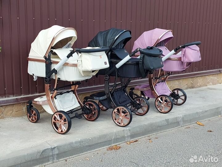 Коляска 2в1 Новая Кожа большой ассортимент (Star)