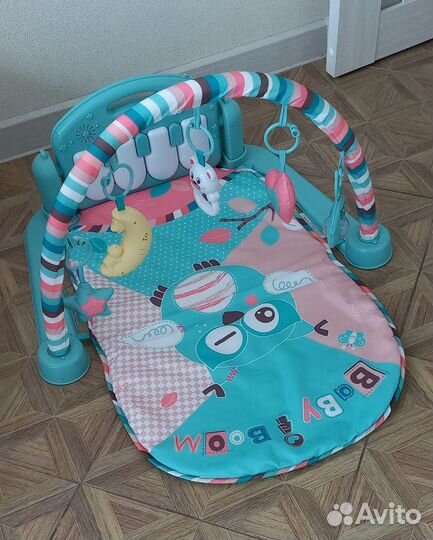 Детский развивающий музыкальный игровой коврик