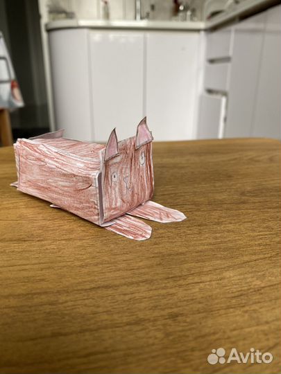 У-шлёпа Бумажный хрупкий (ручная работа)