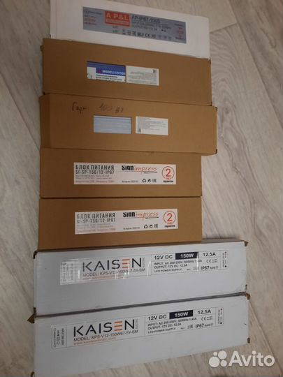 Блоки питания для светодиодных лент и диодов