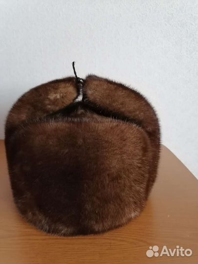 Норковая шапка мужская 56 65