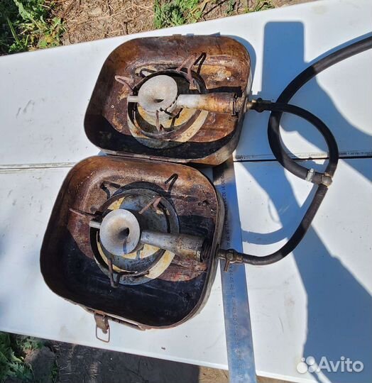 Переносная газовая плита времен СССР