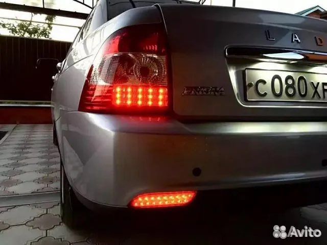 Катафоты заднего бампера LADA Priora 2 (Диодные)