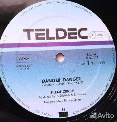 Silent Circle – Danger Danger (Racing Mix) 12' 87