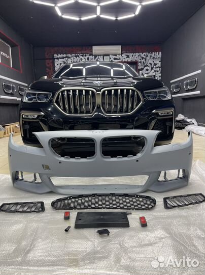 Бампер передний BMW F10 M пакет