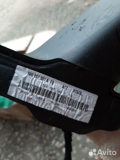 Зеркало левое 9конт шкода кодиак