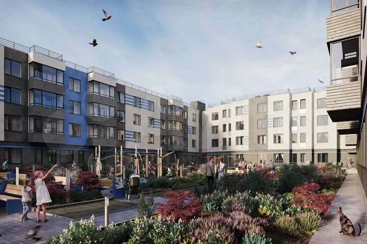 2-к. квартира, 58,8 м², 4/4 эт.