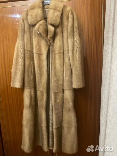 Шуба натуральная длинная