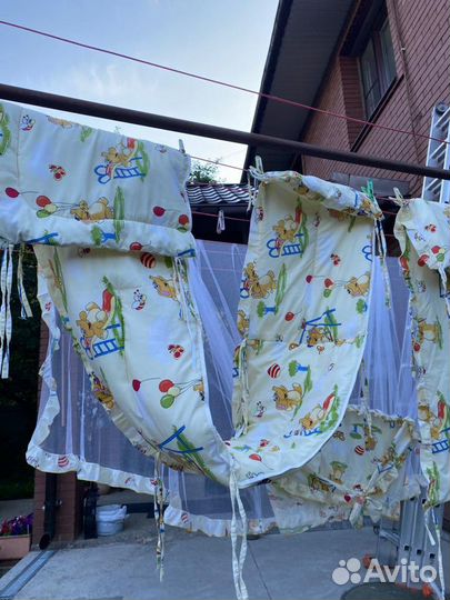 Балдахин и москитная сетка на детскую кроватку