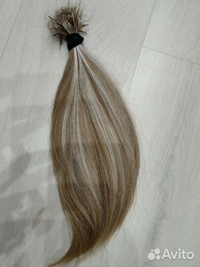 Волосы для наращивания 35 см капсульные