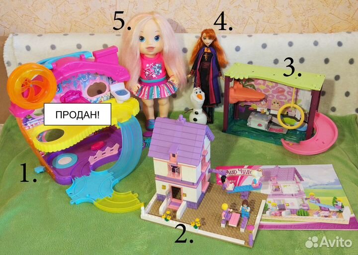 Конструктор, Little Pet, кукла Анна, Baby Alive