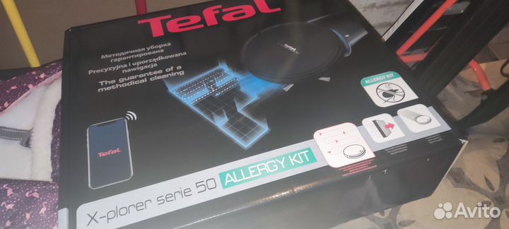 Робот пылесос tefal explorer serie 50