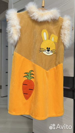 Костюм зайца для девочки