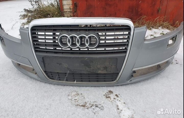 Бампер передний Audi A6 C6 в сборе 2008-2011