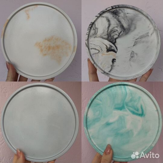 Поднос из гипса