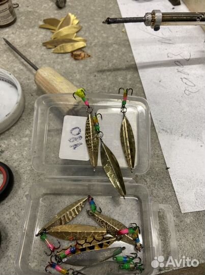 Зимние блесны ручной работы маропедка