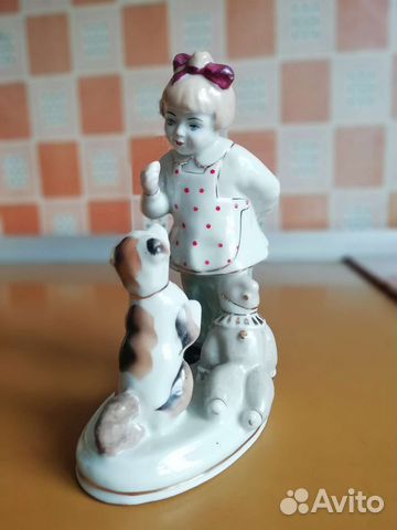 Статуэтка А ну ка отними зхк СССР фарфор