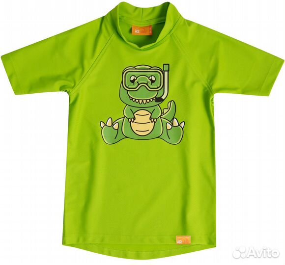 Детская лайкровая гидромайка с коротким рукавом Uv