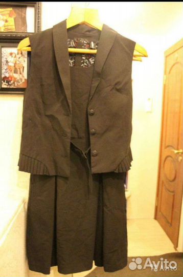 Школьный сарафан и жилетка Акула