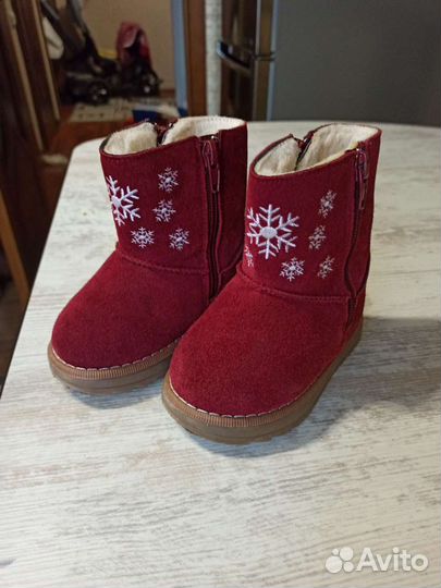 Зимние сапожки для девочки 20 размер