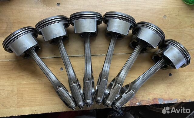 Поршни с шатуном Audi a6 v6 3.0