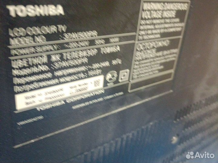 Тошиба 37av500 pr