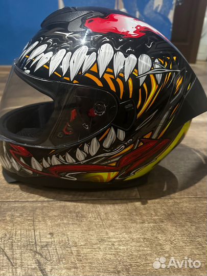 Шлем интеграл / встроенные очки, ударопрочный легк