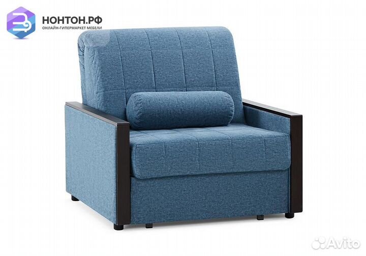 Кресло аккордеон Милена синее