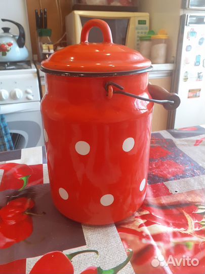 Бидон эмалированный СССР