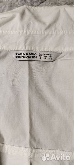 Блузка рубашка zara s