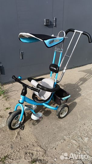 Детский трехколесный велосипед коляска
