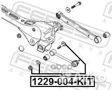 Болт с эксцентриком Febest 1229-004-KIT 1229-00