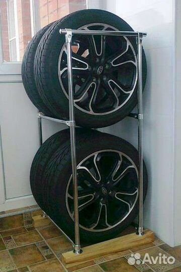 Стеллаж для хранения колес