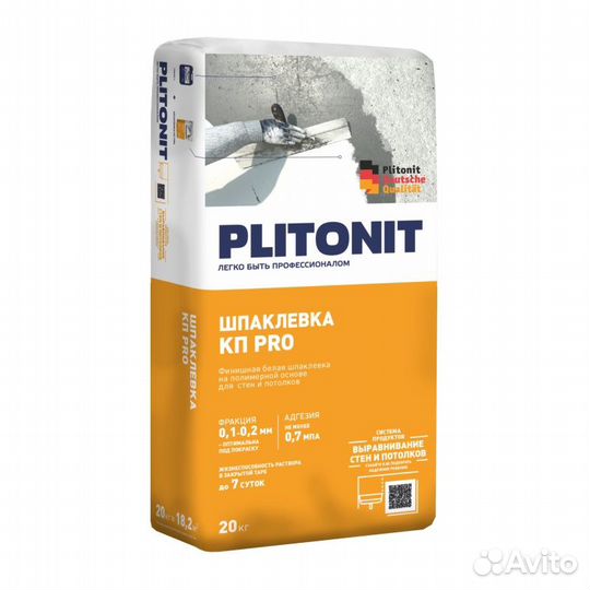 Plitonit кп pro Шпаклевка Финишная на полимерной о
