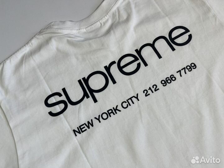 Футболка Supreme NYC logo Новая С бирками