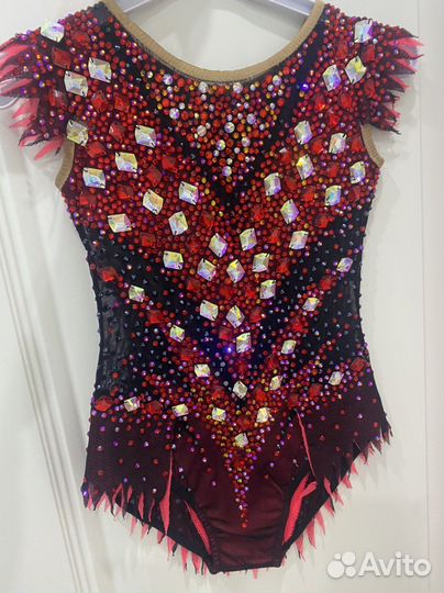 Купальник для художественной гимнастики на 7-8 лет