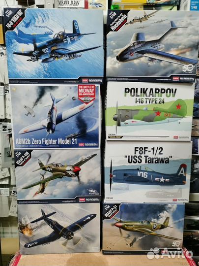 Сборные модели авиации academy 1 48