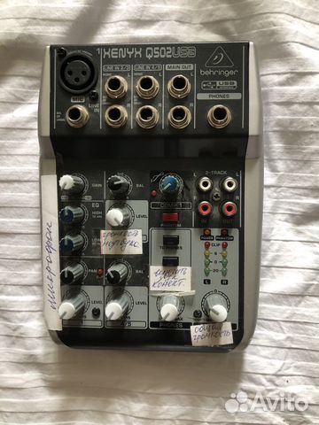 Микшерный пульт xenyx q502usb