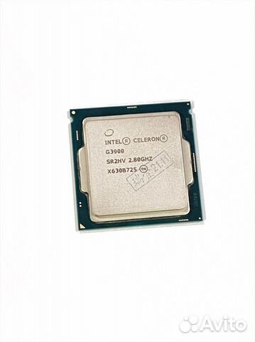 Двухъядерный процессор Intel Celeron G3900,2,8ггц