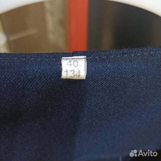 Школьная форма сарафан для девочки синяя 140