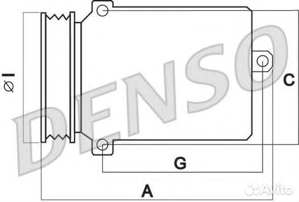 Компрессор DCP17068 denso