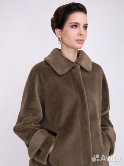 Меховое пальто Electrastyle 50 р новое