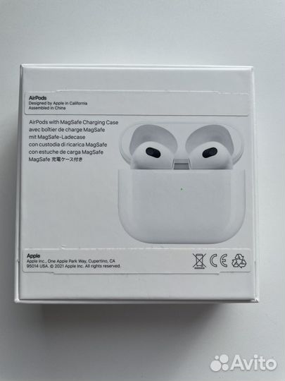 Коробка от наушников AirPods