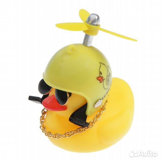 Утка с пропеллером, цвет желтый