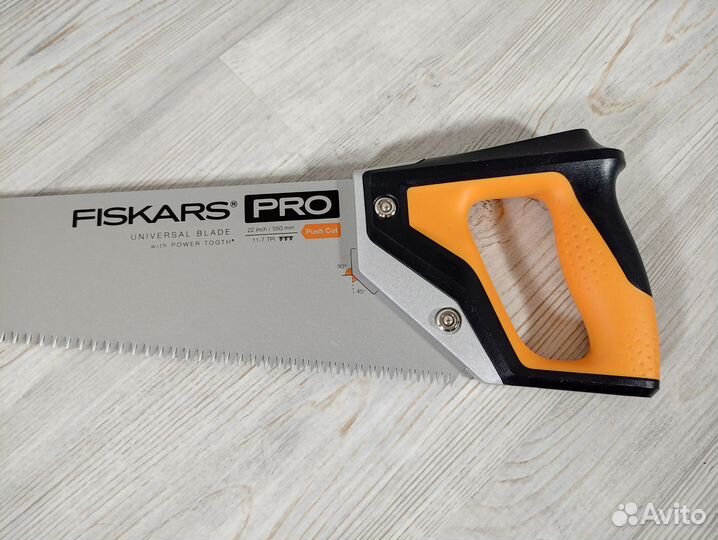 Ножовка по дереву PowerTooth 550мм Fiskars 1062916