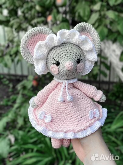 Вязаная игрушка, Мышка 