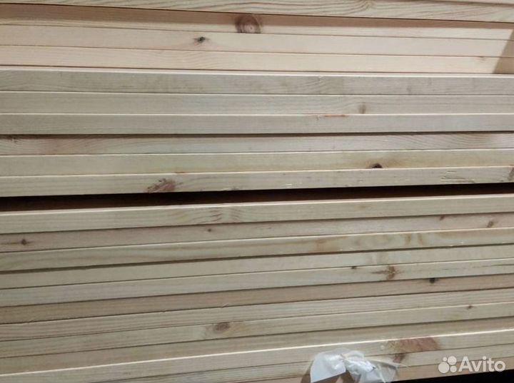Доска строганая 38*140*3000 мм сорт AB скругление