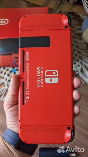 Nintendo Switch V2, спец серия Марио, Вылечена